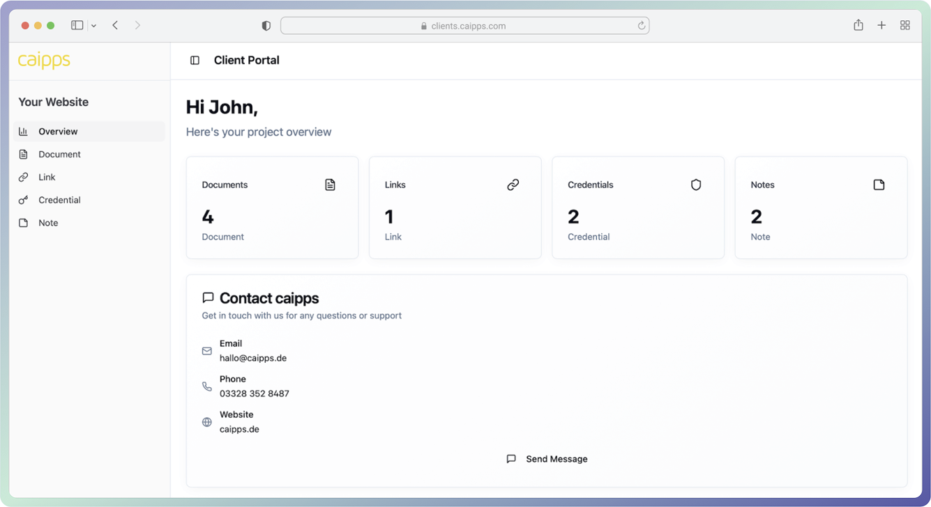 hand — Project Delivery Platform: Align & Deliver Client Projects